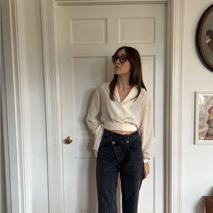 Oscar De La Renta Silk Blouse